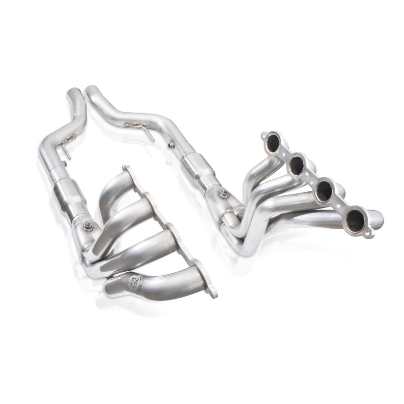 Pontiac G8 Performance Exhaust - Stainless Works - Long Tube Headers with Catted Leads - Mill finish - `08-`09